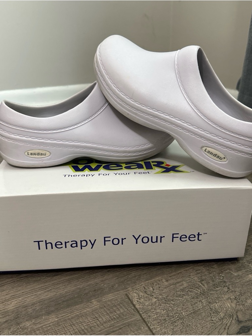 Landau White Women’s Slip-On Clogs - Easy On/Off Comfort